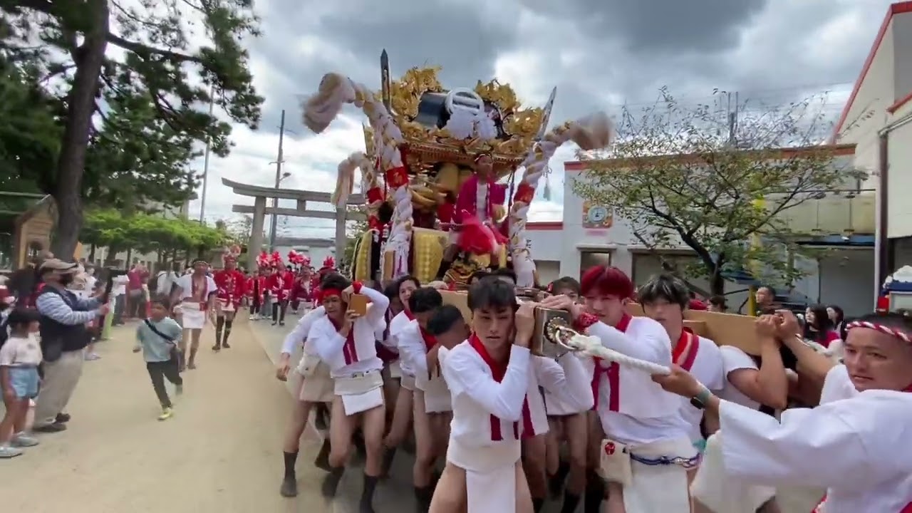 令和5年度 播州秋祭り 荒井神社 扇町 宵宮【宮入】