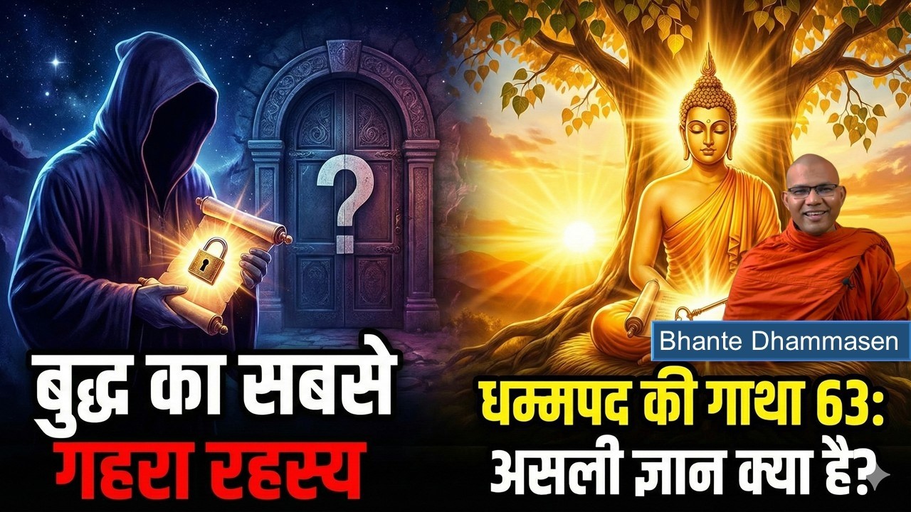 बुद्ध का सबसे गहरा रहस्य  | धम्मपद Verse -63 | Pariyatti Dhamma l Bhante Dhammasen