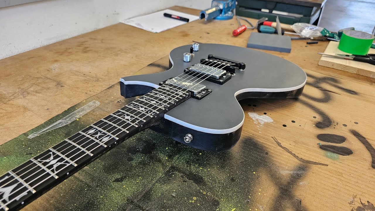 Custom Gitarre: Metal Gitarre mit Custom Inlays, @HarleyBentonOfficial #HBDiyKitChallenge