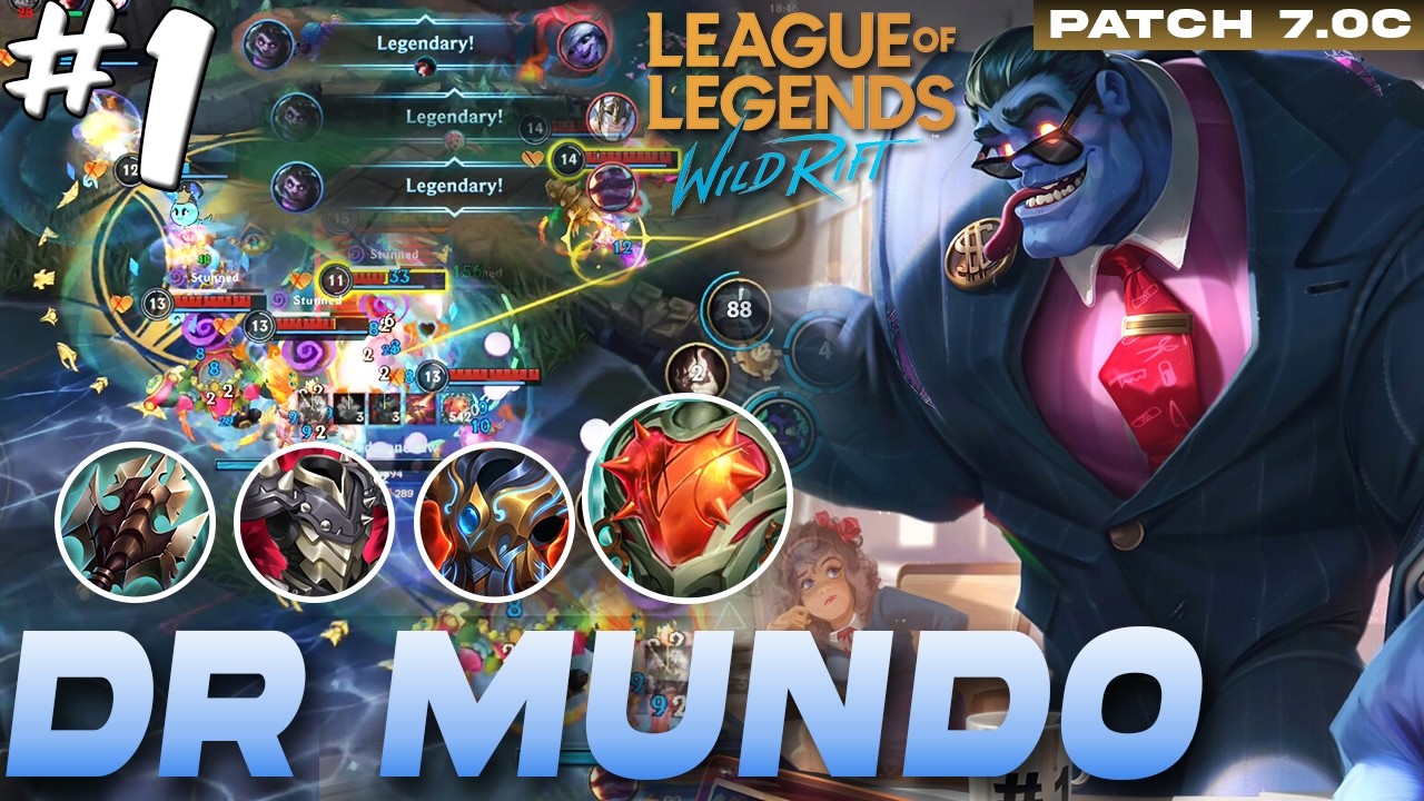 Gigachad Mundo skin unlocked for FREE! its Mundo time ! ! | Dr Mundo gameplay #1 | Wild Rift