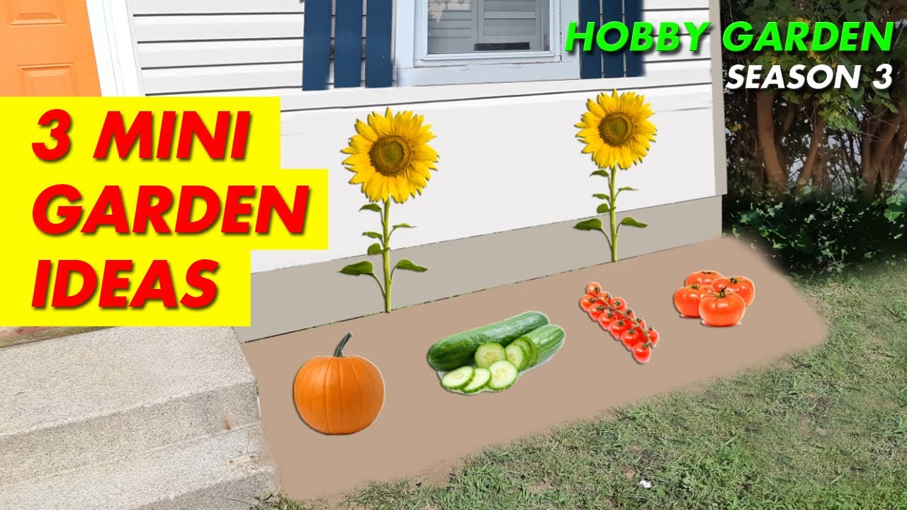 3 Mini Garden Ideas | Hobby Garden - Season 3