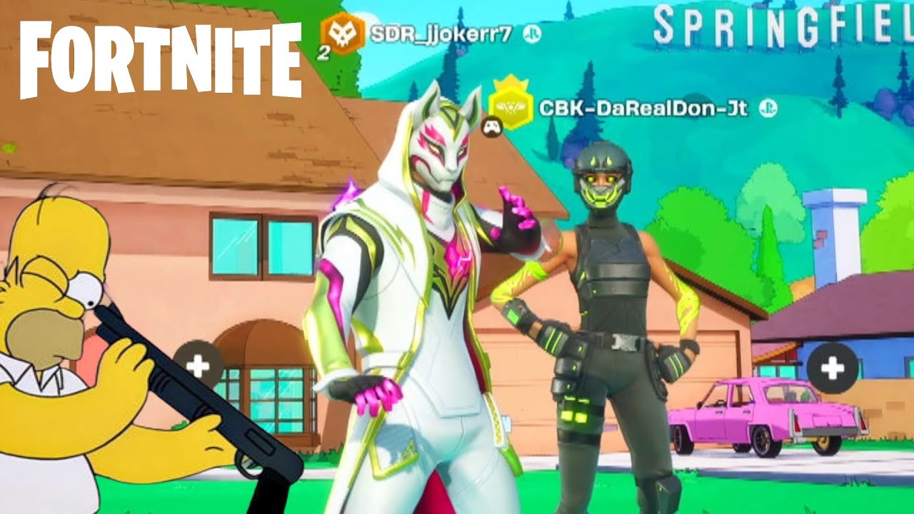 they put SIMPSONS in Fortnite (ft CBK-DaRealDon-Jt) | Simpsons x Fortnite