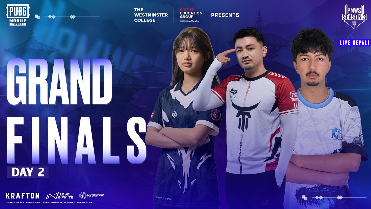 [NP] 2026 PMWS Grand Finals Day 2 | PUBG MOBILE Westminster Showdown Season 3