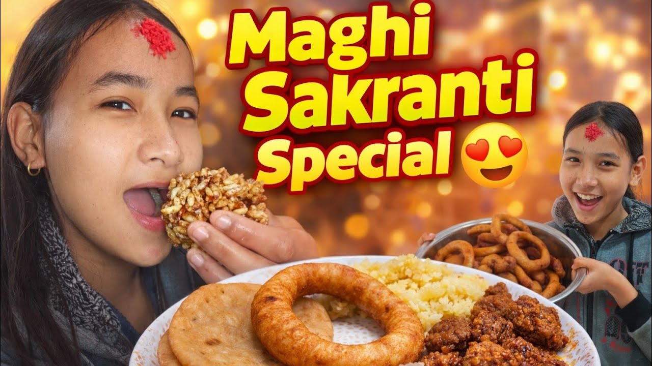 Maghi Sakranti Special Vlog 🪔 | Roti, Buja ko Laddu & Batuk Banayo Gharma | Family Food Vlog