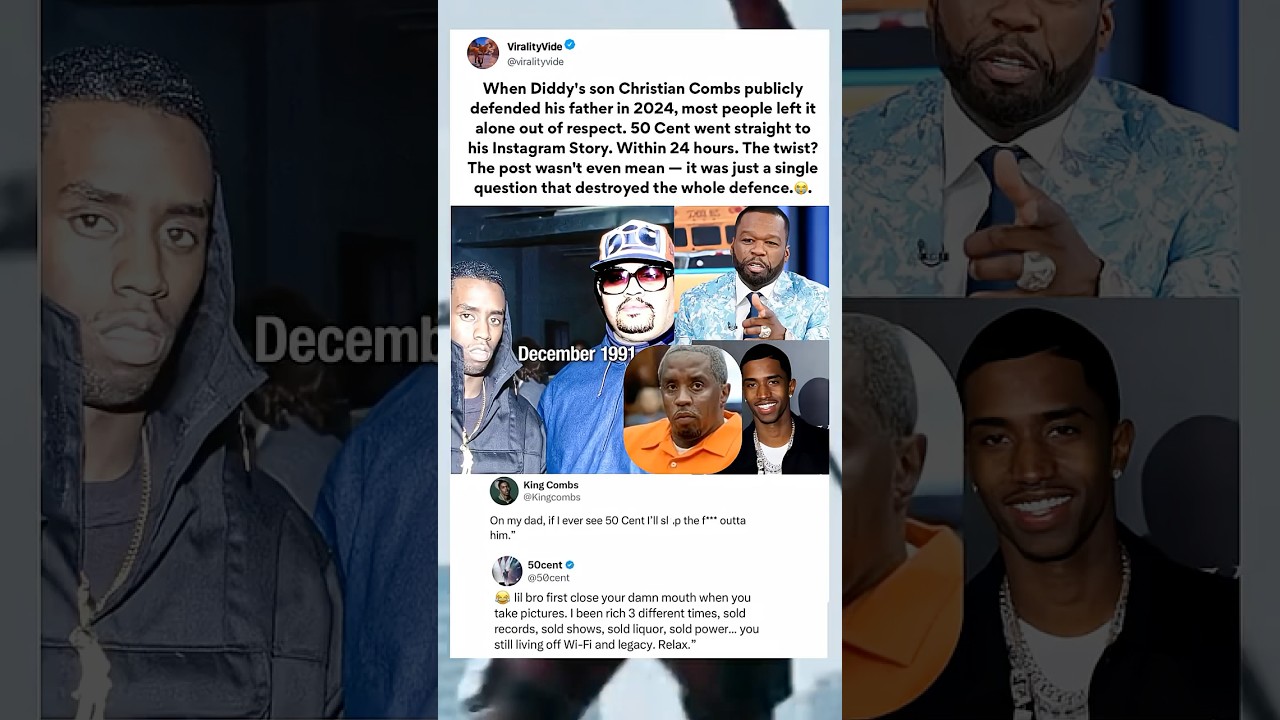 50 Cent revealed Diddy&rsquo;s children expressed interest  in his documentary #50cent #diddy #shorts