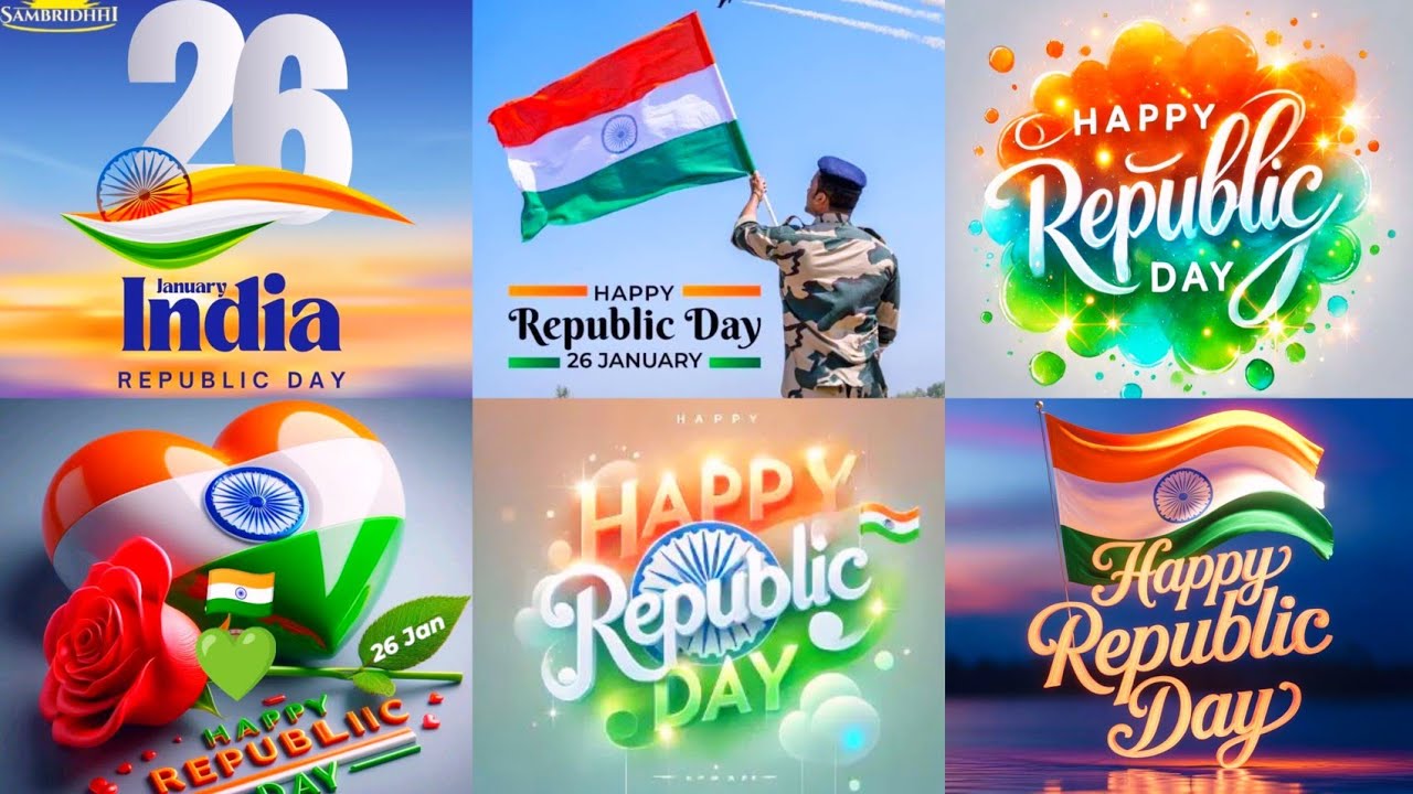 Happy Republic Day 🇮🇳 Happy Republic Day 2026 ❤️ 🇮🇳 ❤️ 26 January  2026 Sumik Collection 