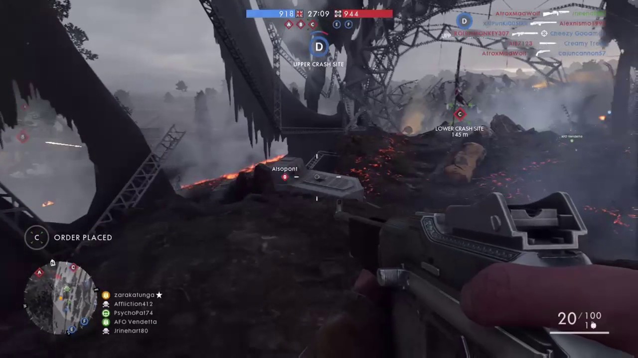 Nice grenade crossbow throw...