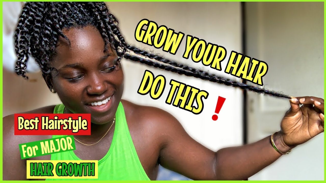 DO THIS HAIRSTYLE FOR MAJOR GROWTH AND LENGTH RETENTION #2