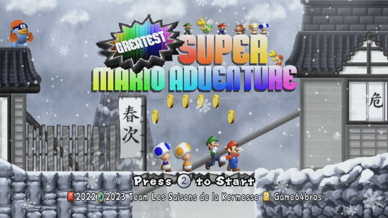 Greatest Super Mario Adventure Full Demo 100%