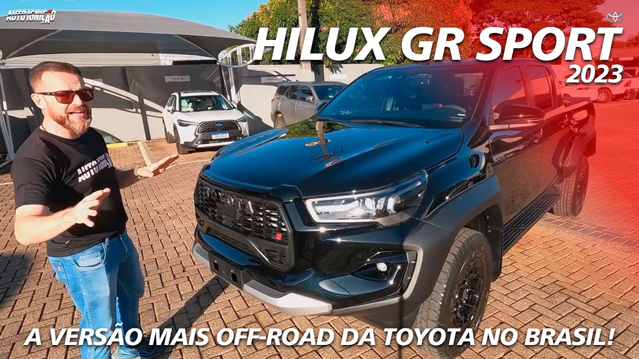NOVA TOYOTA HILUX GR SPORT 2023 - Modelo Preparado Para o Off-Road