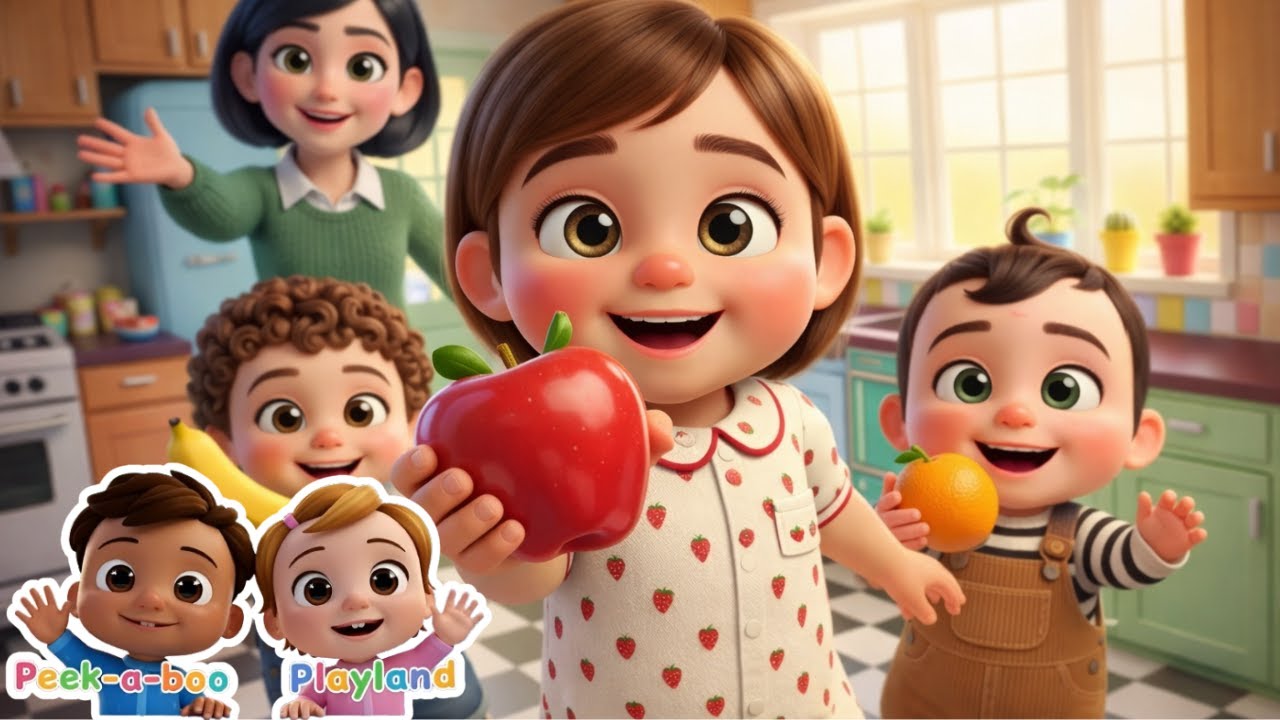 Fruit Song | Kids Songs & Nursery Rhymes | Peek-a-boo Playland