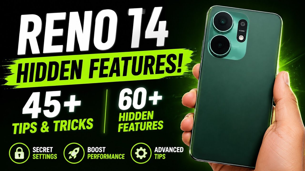 Oppo Reno 14 5G Tips And Tricks - Top 60++ Hidden Features | Hindi-हिंदी