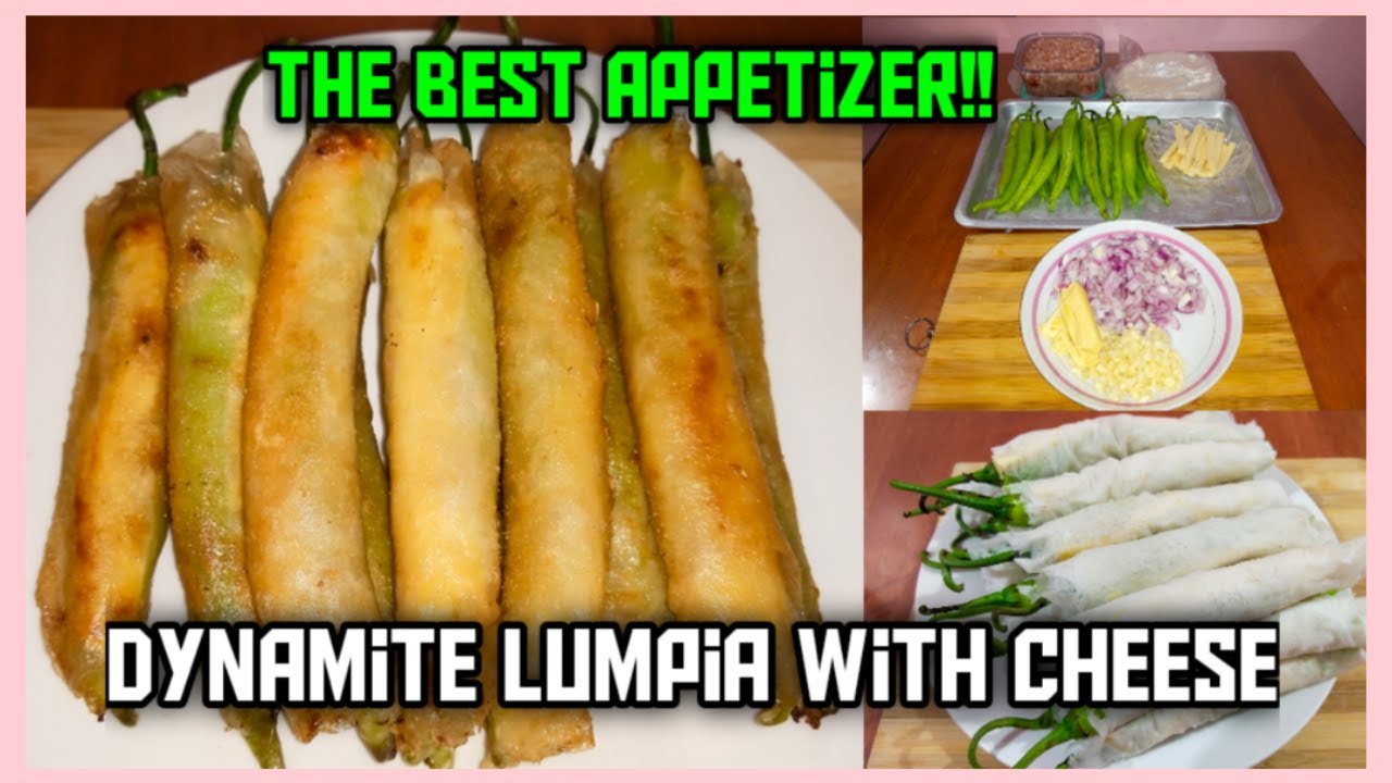 DYNAMITE LUMPIA W/CHEESE || SOBRANG SARAP NITO