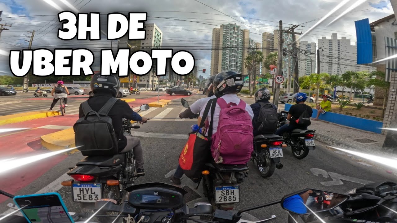 SERÁ QUE DEU BOM🤑? VEJA A ROTINA DE UBER MOTO EM FORTALEZA.