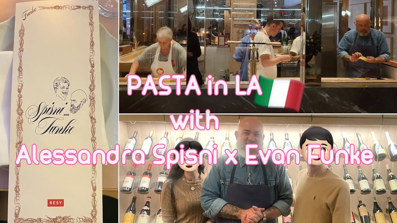 Come Dine with Me l FUNKE 🍽️🍝🇮🇹 Alessandra Spisni x Evan Funke -- pasta night