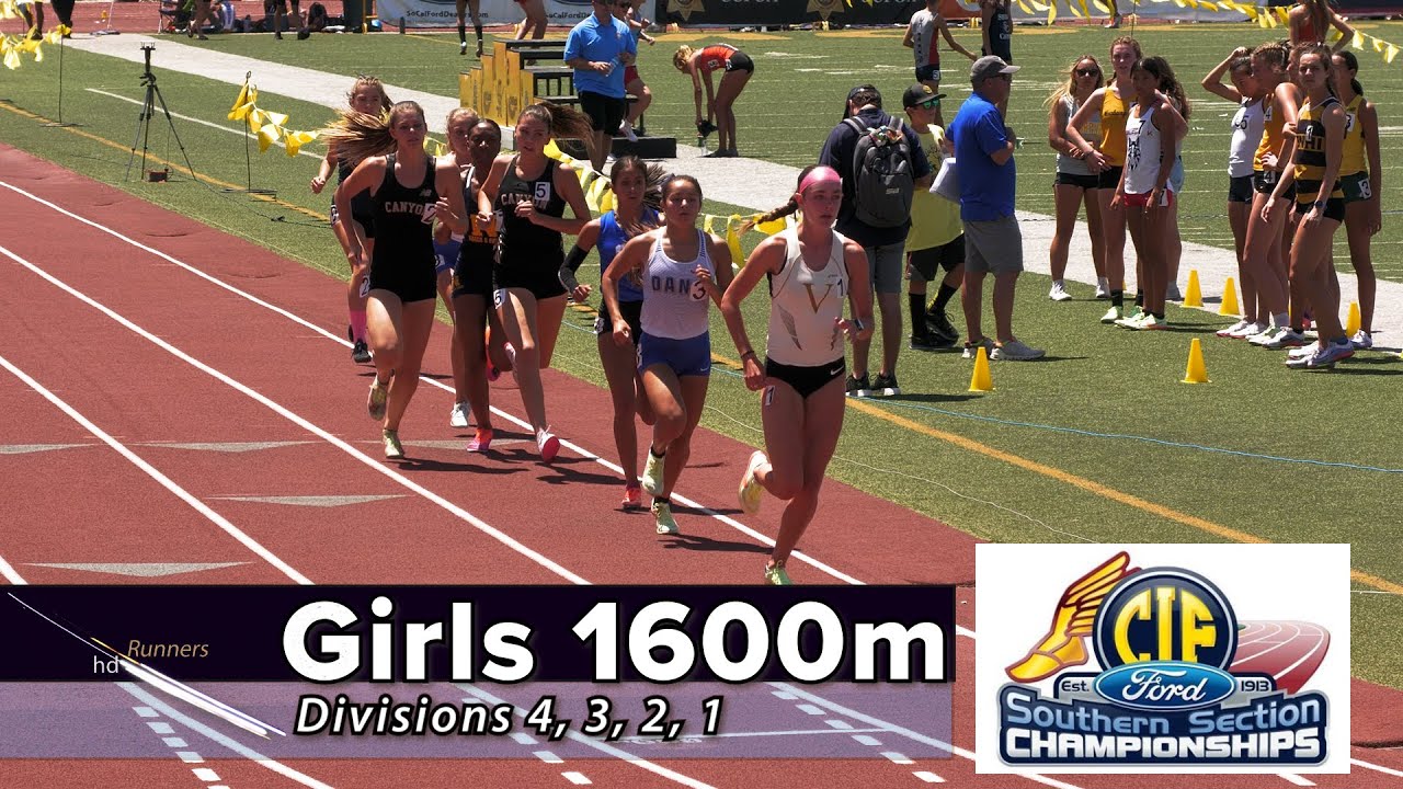 2022 TF - CIF-ss FINALS - 1600 Meters (Girls, all 4 divisions)