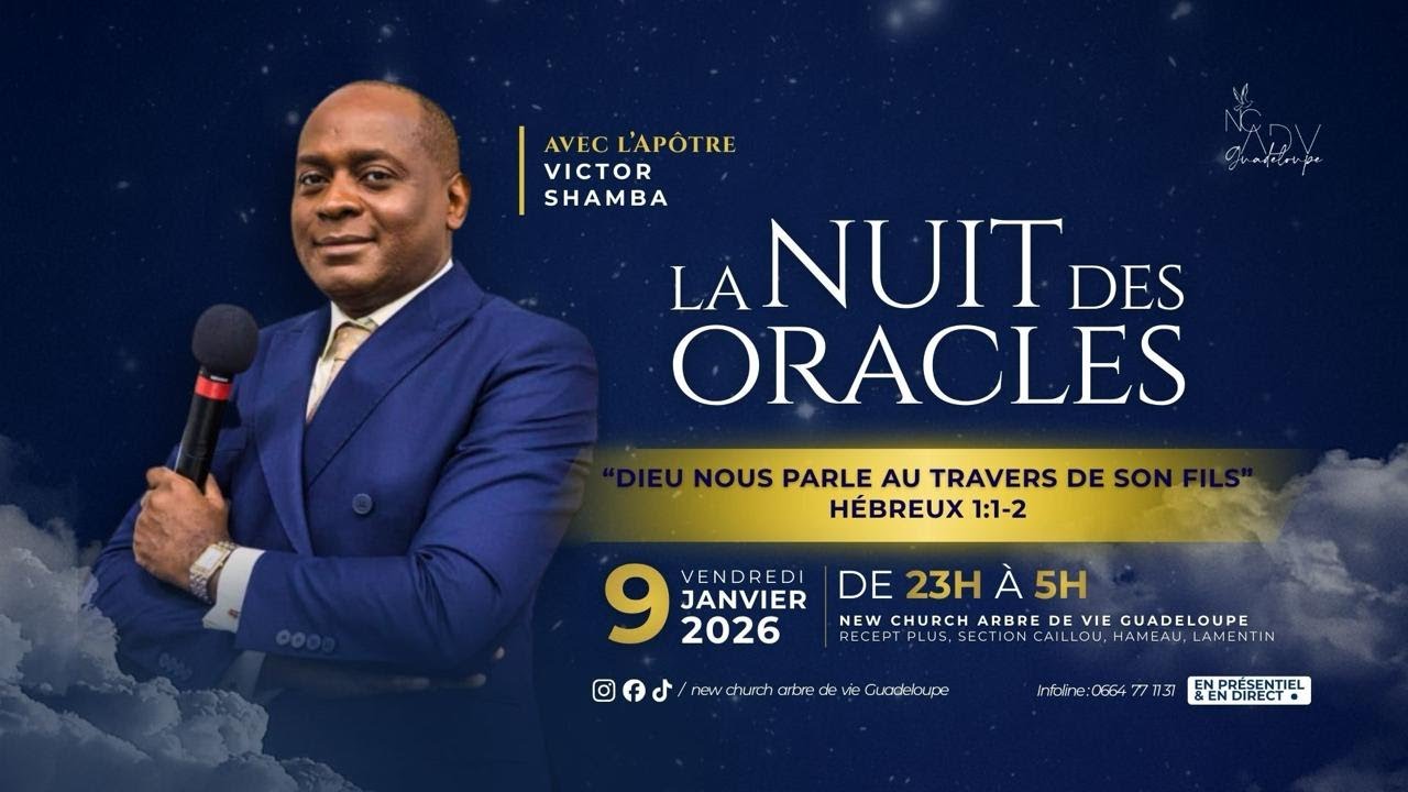 Nuit des Oracles 2026 avec l'Apôtre Victor SHAMBA