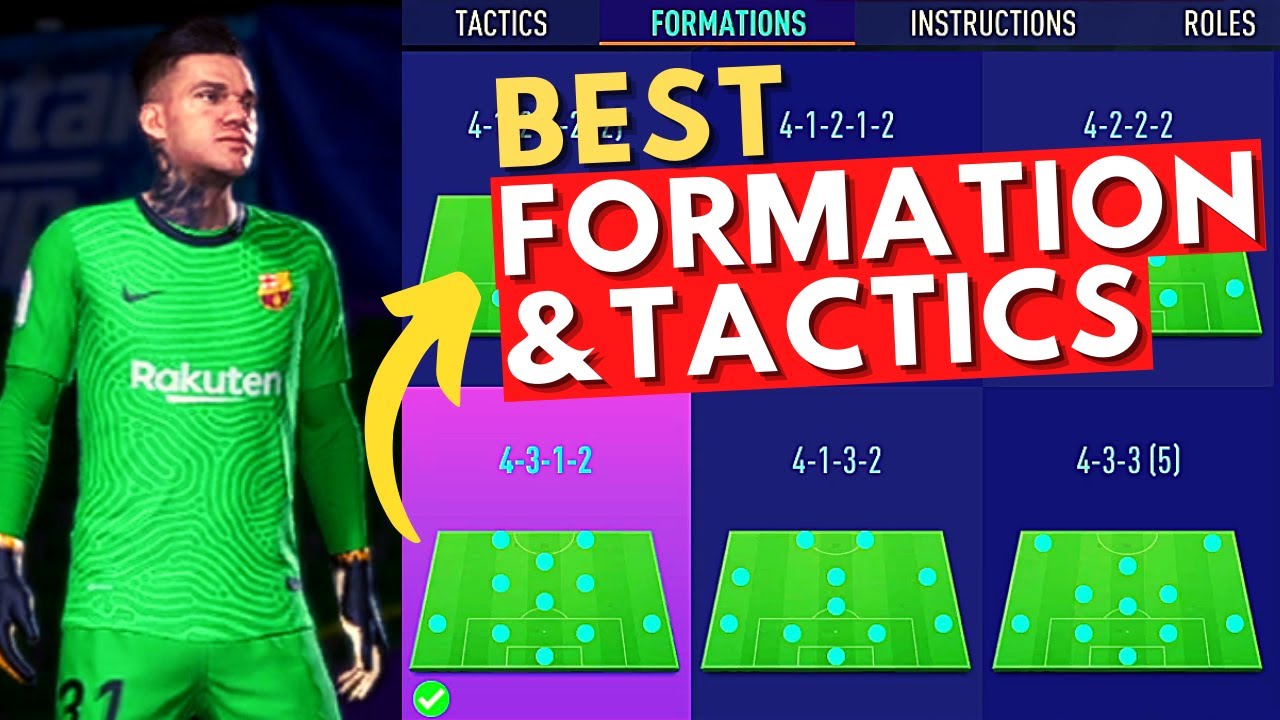 FIFA 21 BEST Formation AND Custom Tactics (UNSTOPPABLE End-Game Formation!)