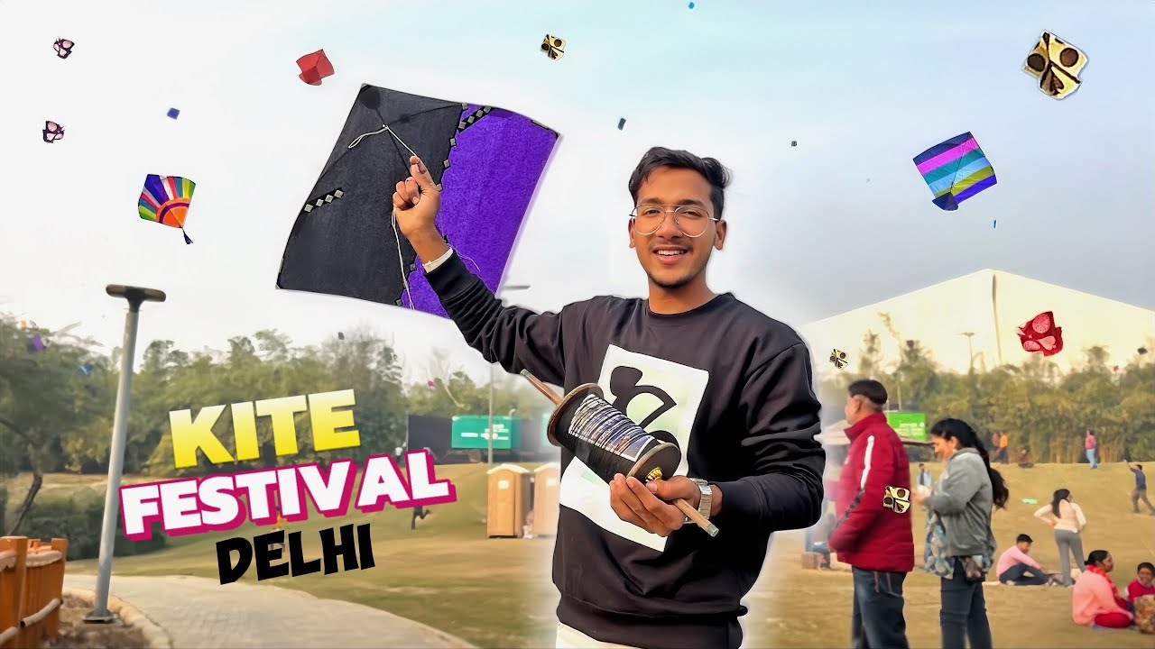 KITE FESTIVAL DELHI MOST EXPENSIVE KITES😱🪁2026 | KITE FIGHTING #festival #delhi 
