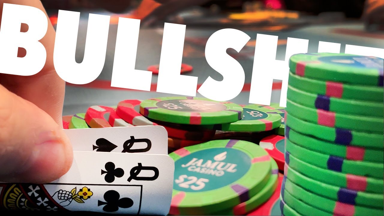 Villain POCKETS CHIPS before GOING ALL-IN & I CALL HIM OUT!! // Texas Holdem Poker Vlog 100