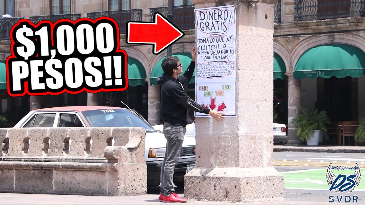 PUSE $1000 EN LA CALLE Y PASA ESTO