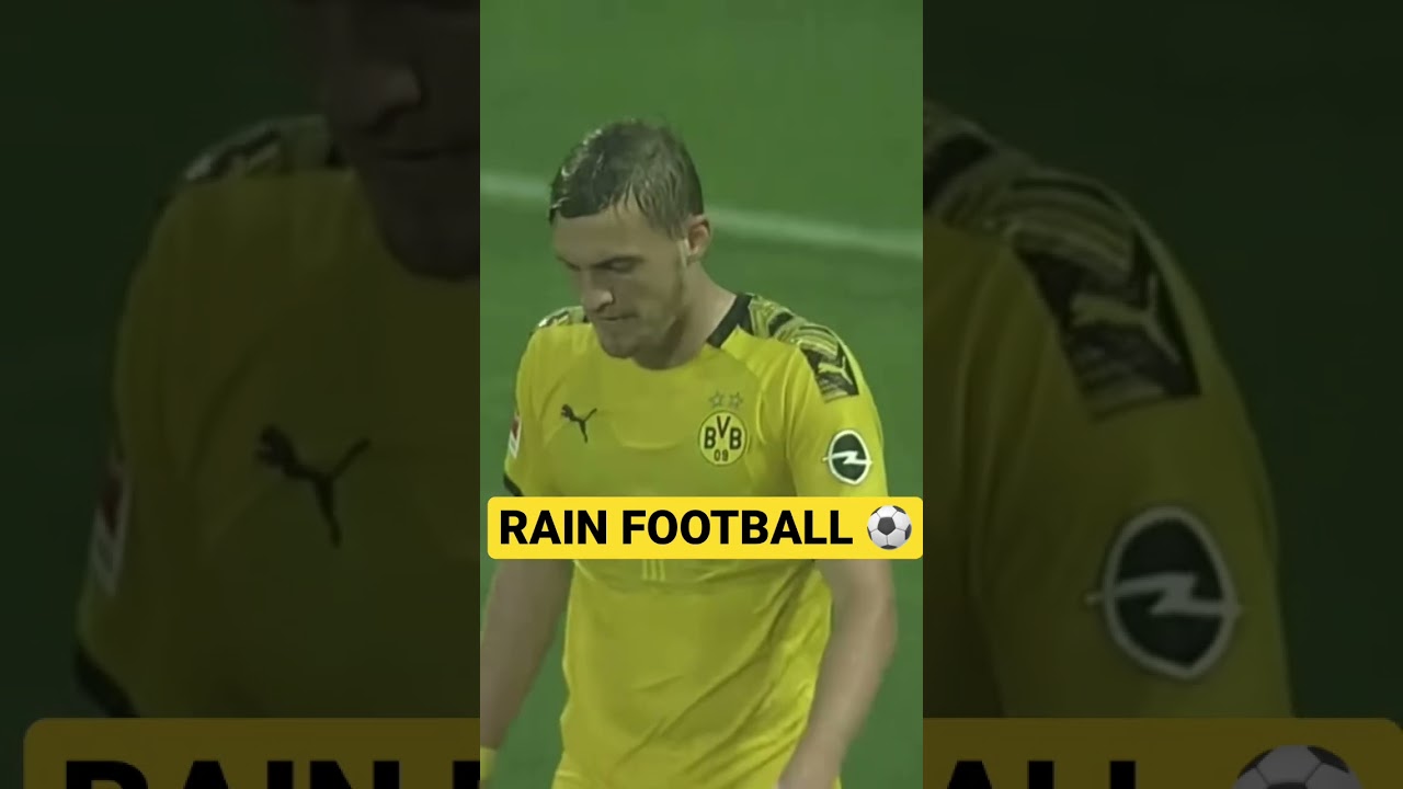 Football Match in worst Wether Condition 