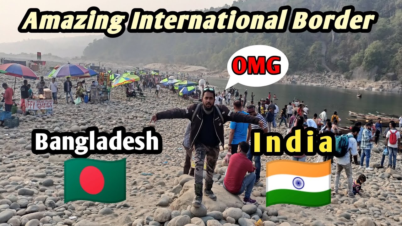 Amazing International Border 🇮🇳-🇧🇩 || Dawki Boating Point || Meghalaya