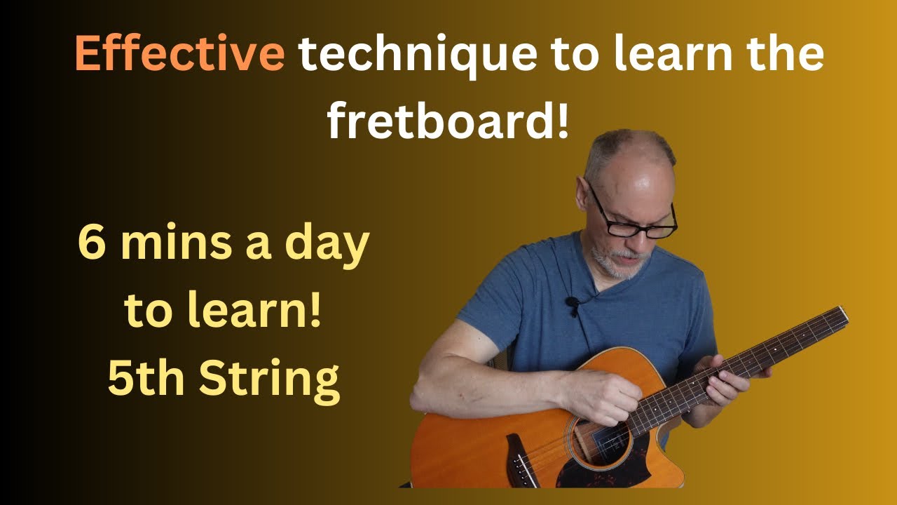 Memorize the Fret Board.  The BEST exercise to memorize that really WORKS! Today: A String