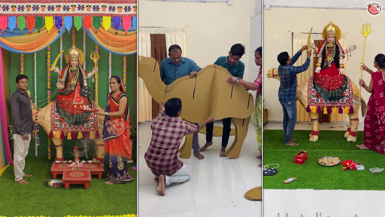 Indian traditional rituals - Hindu Deity - Dashama Making #diy #rituals #Dashama #Lord #deity