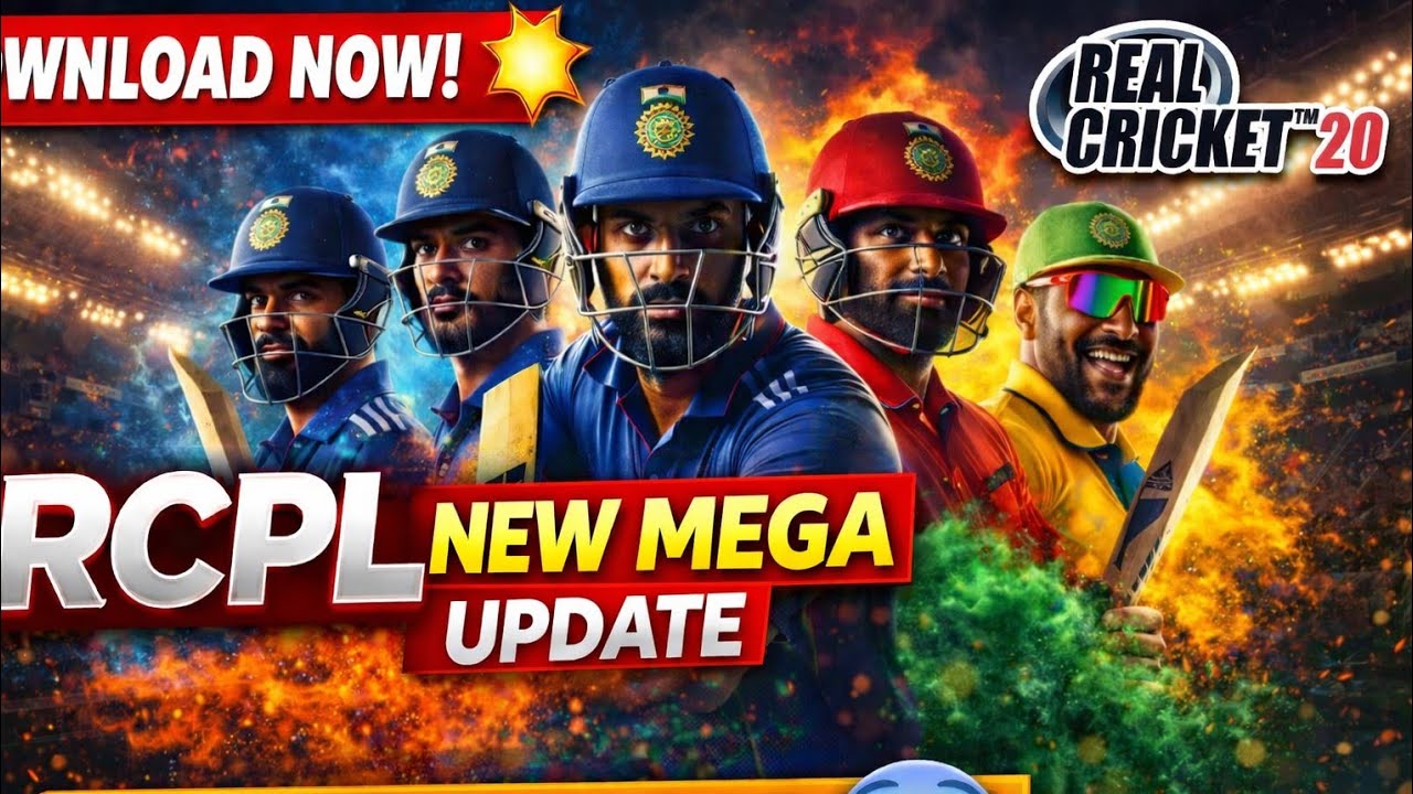 Real Cricket 20 RCPL NEW MEGA UPDATE 😱 New League Mode + Auction | Full Update Gameplay