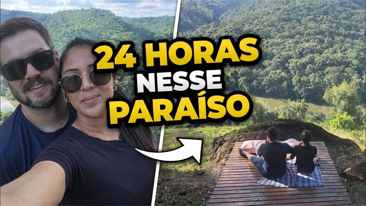 24 HORAS NESSE PARAÍSO - CAMPING NA TRILHA XANXERÊ/SC