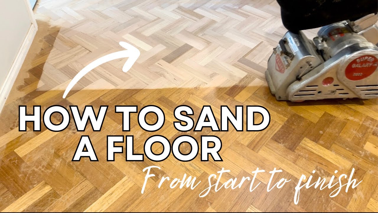 HOW TO SAND A FLOOR | From Start to Finish | Parquet restoration
