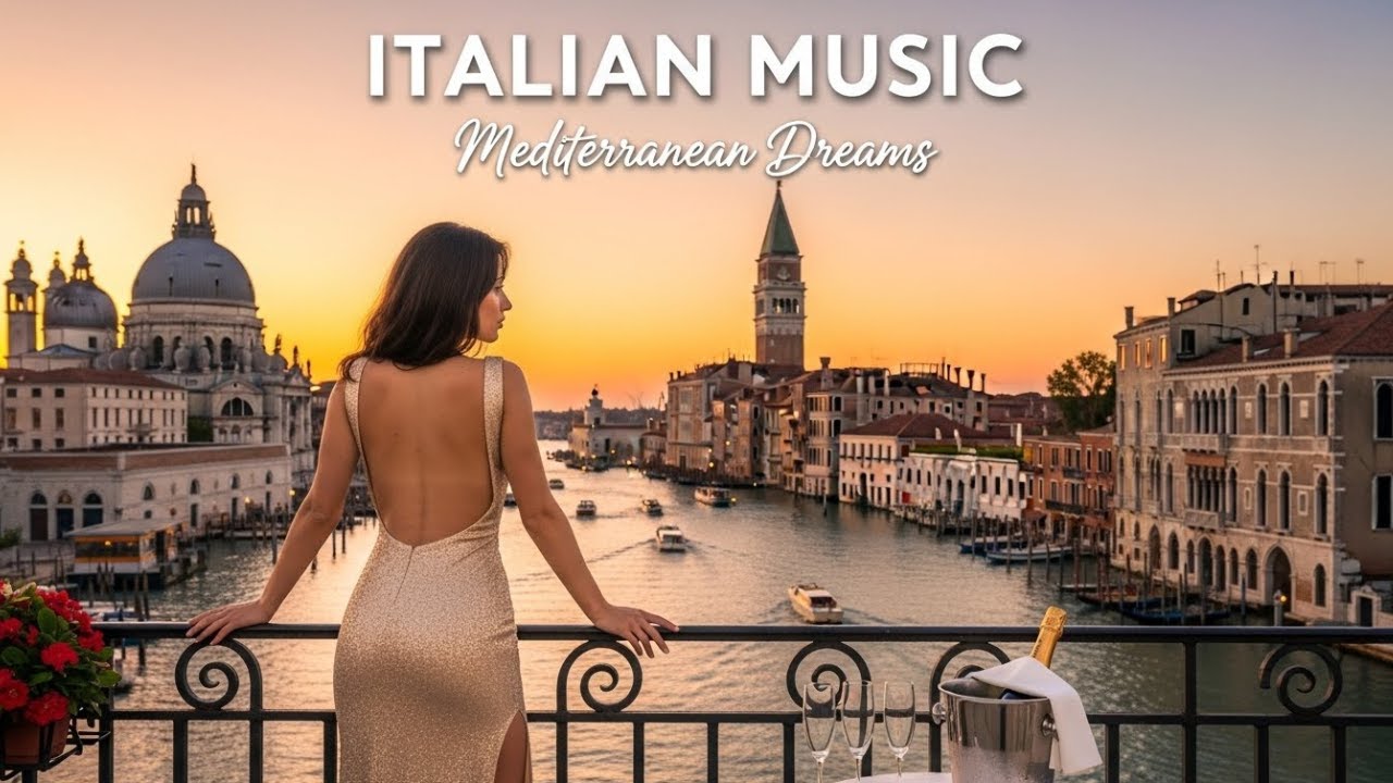 Italian Seaside Escape 🌅 Gentle Mediterranean Music for Sleep & Study | 4K
