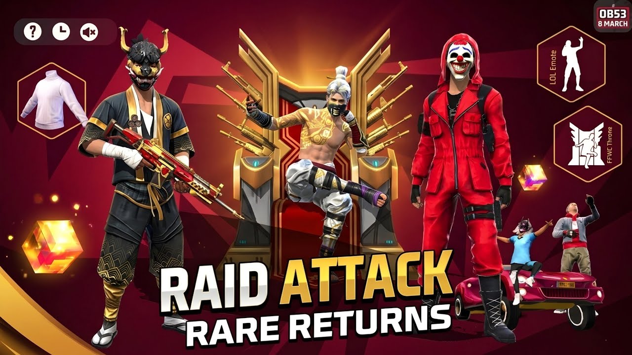 100% 💥 Hip Hop Bundle & Golden Shade Return 🤯🥳| criminal bundle | free fire new event | ff new event