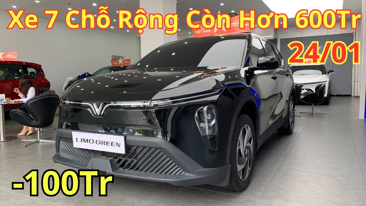 ✅Giá Khuyến Mại Limo Green Cuối Tháng 1. Xe 7 Chỗ Rộng Còn Hơn 600Tr, Giá Lăn Bánh Mới | Xegiatot24h