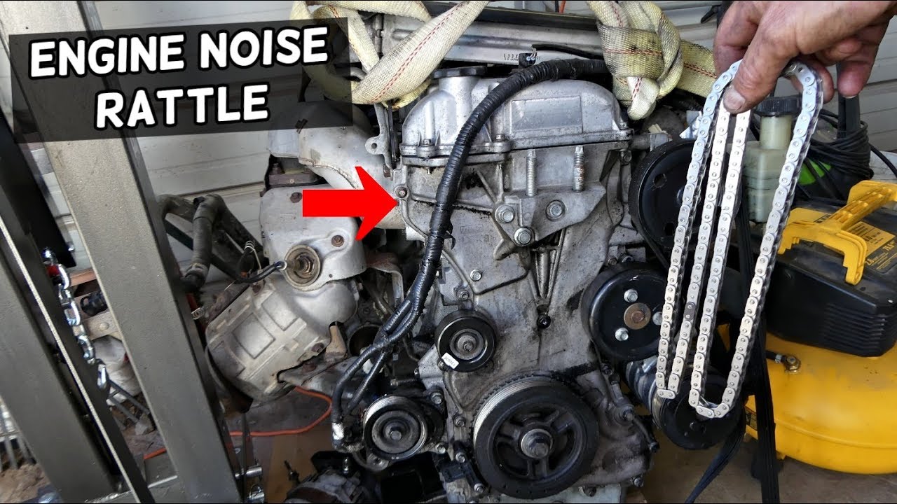 ENGINE NOISE RATTLE COLD START OR ALL THE TIME. WHAT CAUSES TIMING CHAIN ENGINE NOISE RATTLE