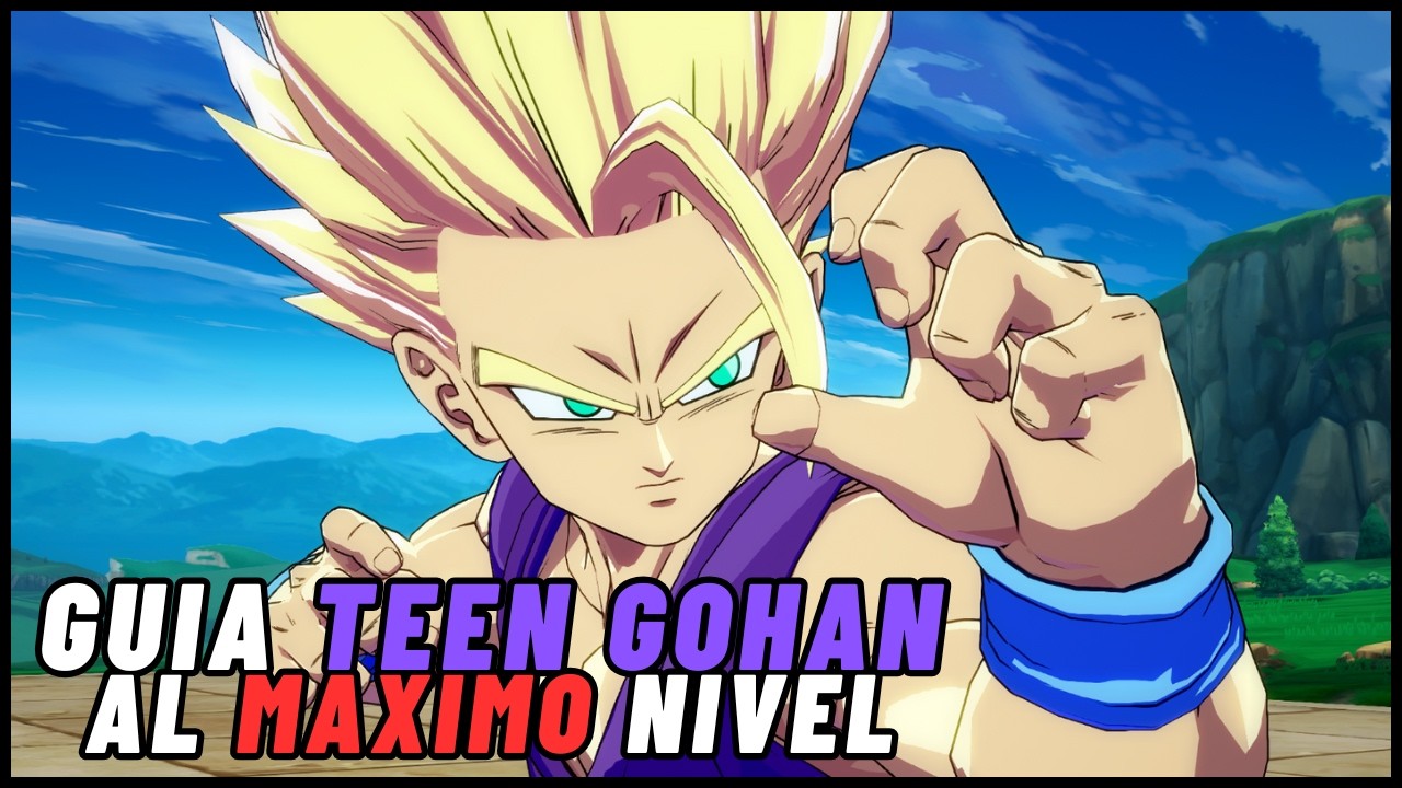 Aprende a jugar TEEN GOHAN AL MÁXIMO NIVEL EN DBFZ! (Guía versión 1.42)