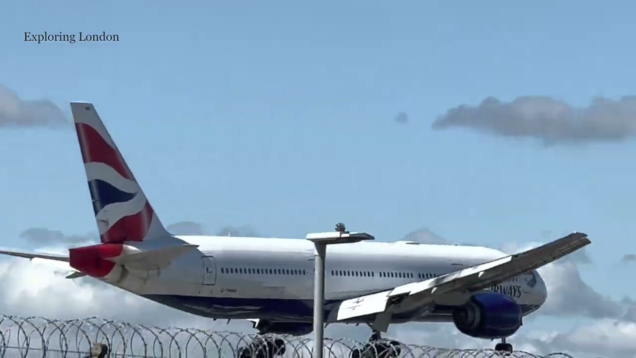 💖4K 🛬🛬🛬 Landings at Heathrow Airport Runway 27L