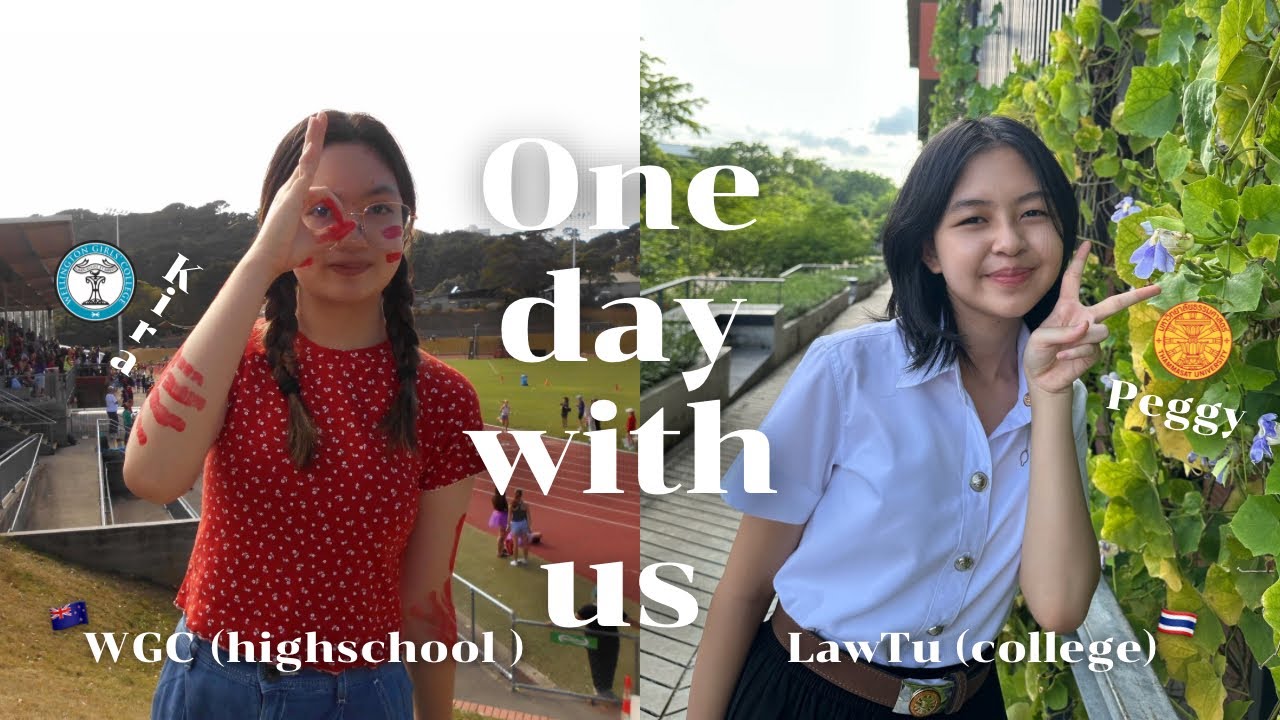 One day with us VLOG 📚🍜 feat. Kira (my best friend💗) 100% English Vlog | Peggymilane