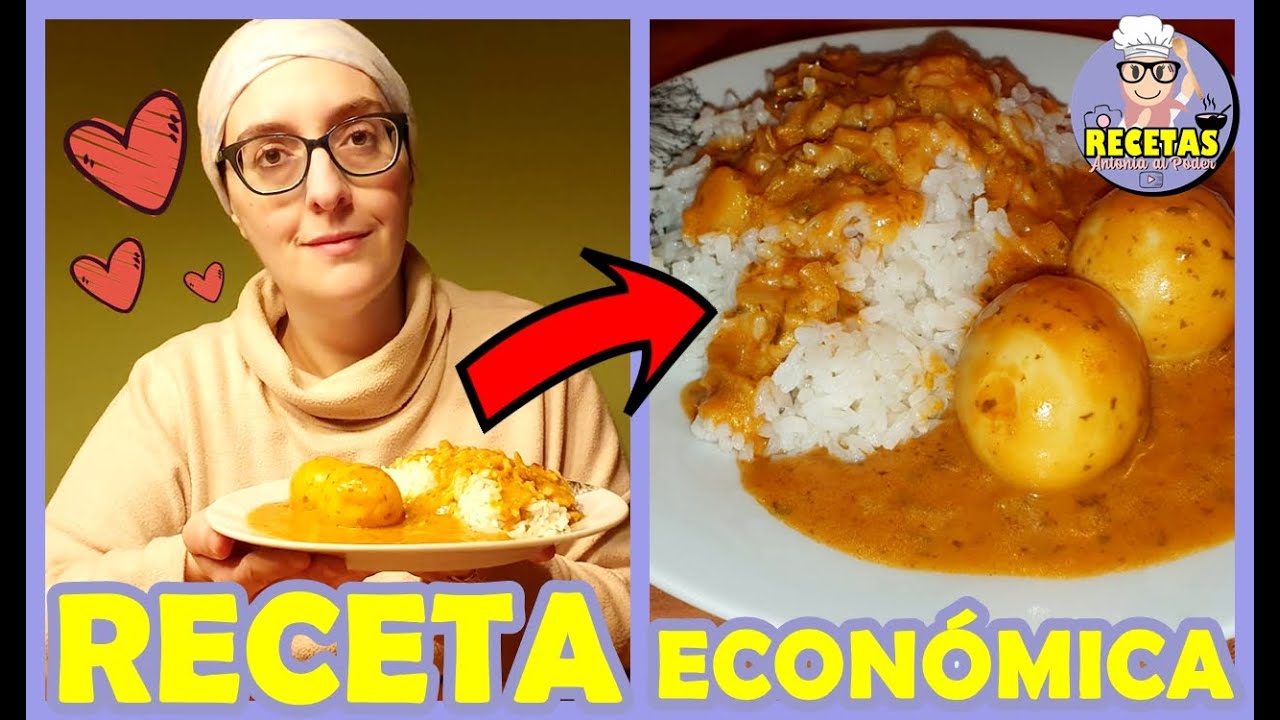COMIDA PARA 7 CON SÓLO 3 EUROS; CURRY CON HUEVOS COCIDOS!!!