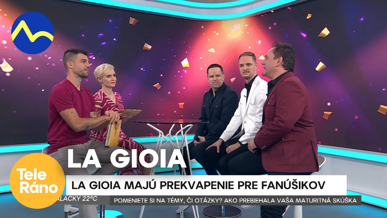 Pop-operné trio La Gioia - novinky | Teleráno