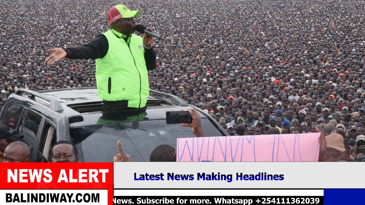 GACHAGUA TO NYAMIRA RESIDENTS: Ruto akinipiga teargas tena tokeni mfunge barabra zote na maandamano!