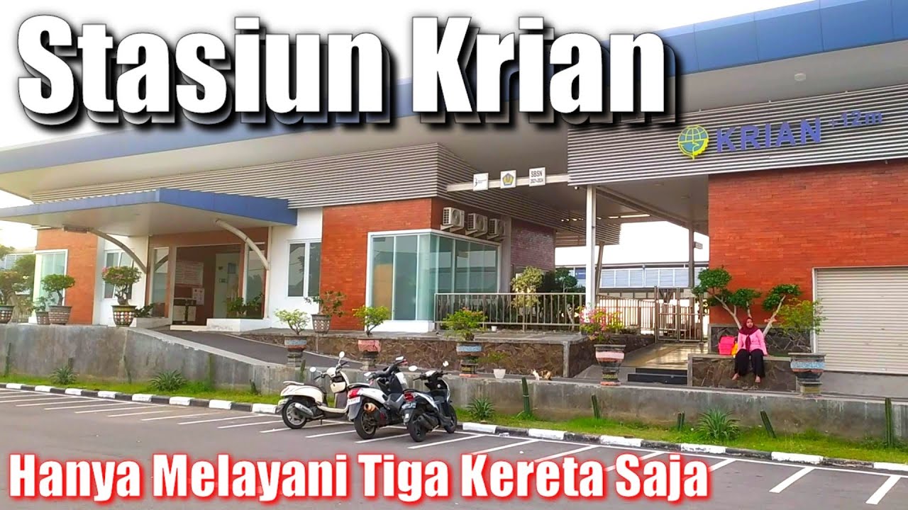 Hanya Melayani Kereta Api Lokal | Stasiun Krian Setelah Jalur Double Track Aktif