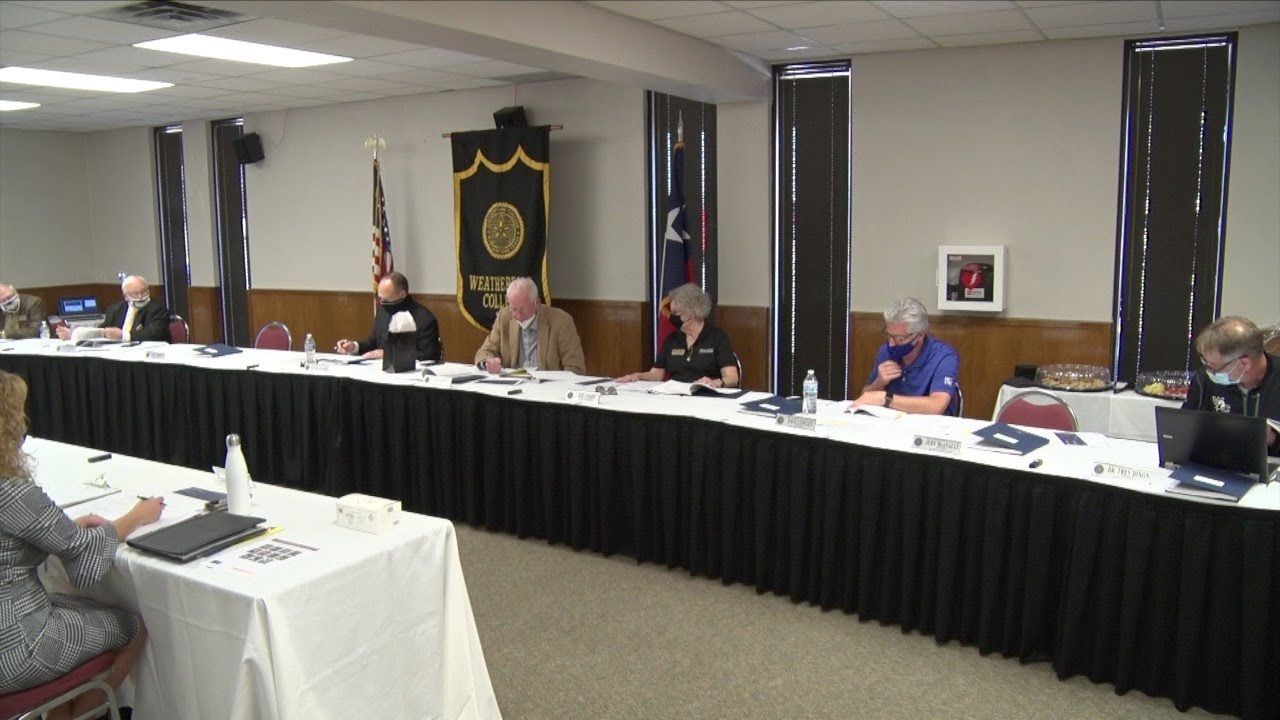 12-10-20 Weatherford College Board of Trustees Meeting
