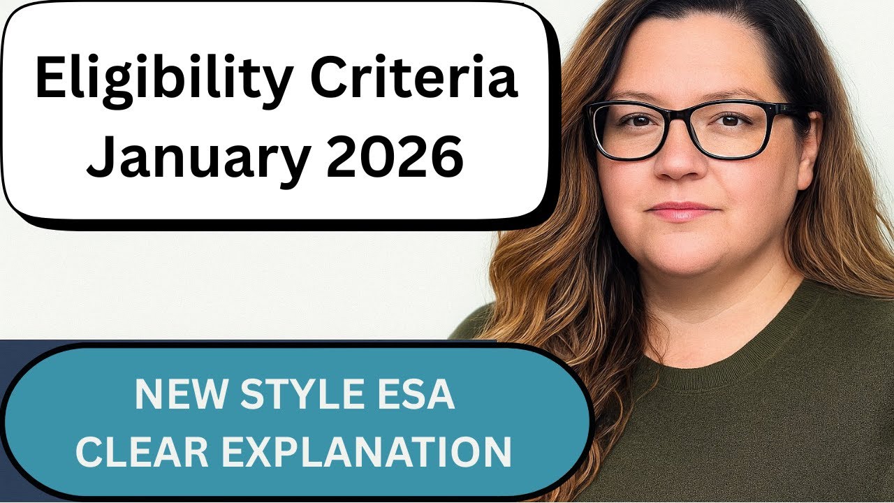 New Stye ESA 2026 Eligibility Explained (UK) - Sick, Disabled, Self-Employed or Migrant Workers