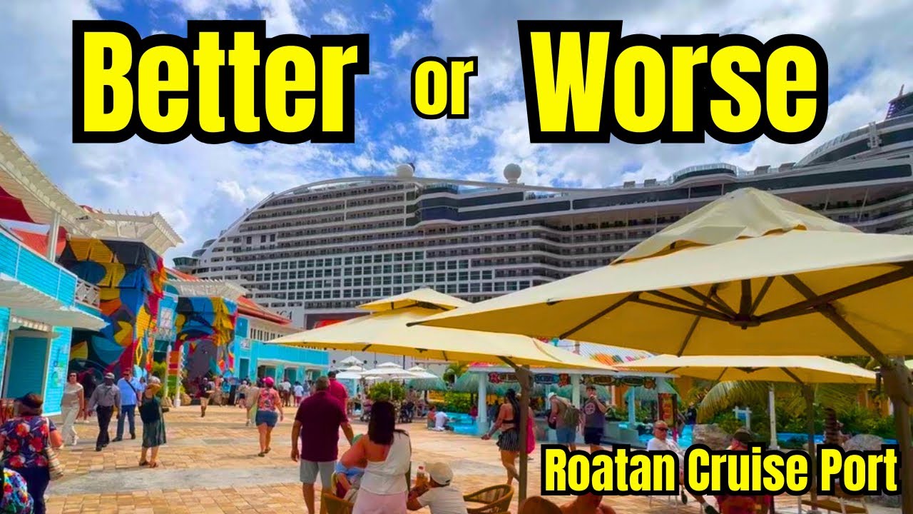Roatán Cruise Port Update!  What’s New at the Terminal? Full Port Tour! MSC World America Day 3