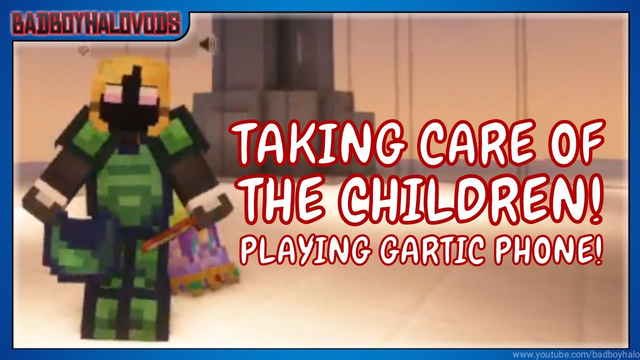 TAKING CARE OF THE CHILDREN! | PLAYING GARTIC PHONE! | QSMP