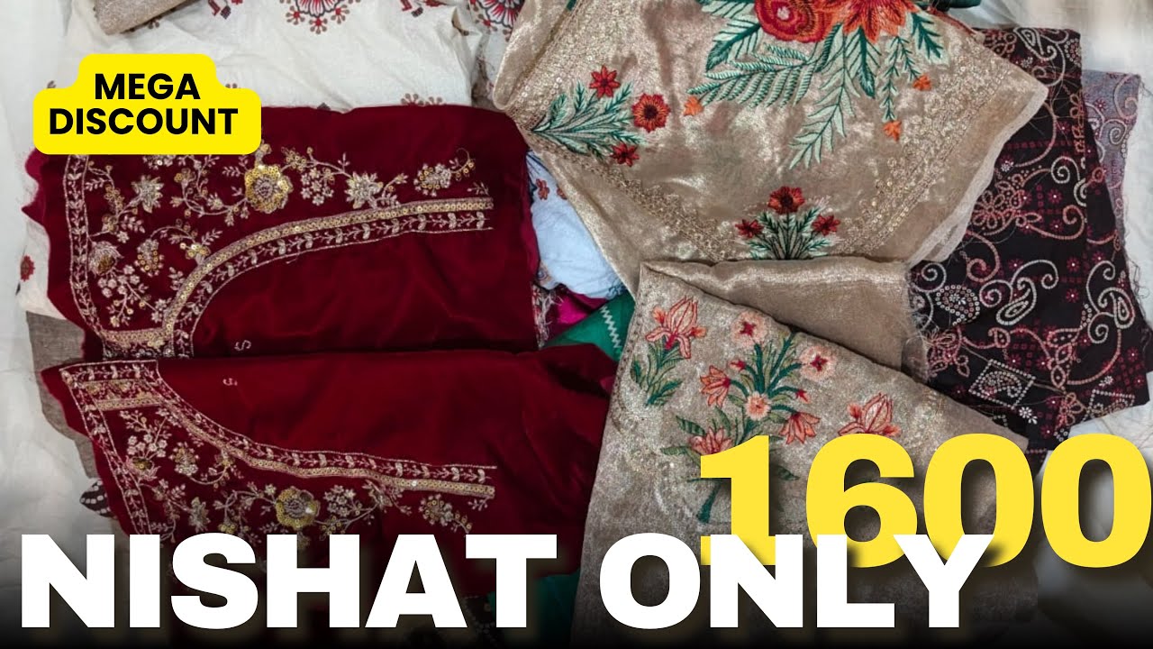 Nishat biggest SALE Live - 1600 PKR 