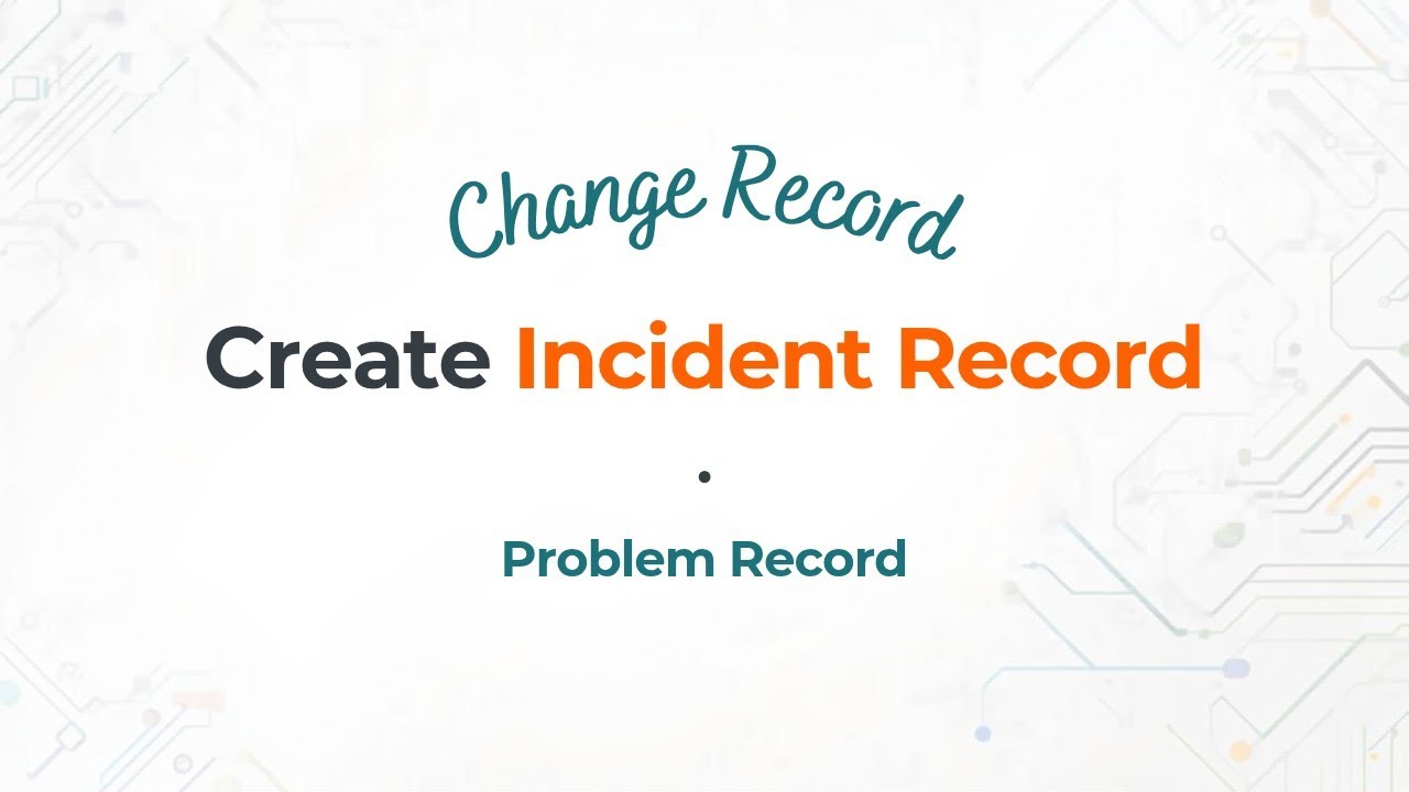 ServiceNow Tutorial | Creating Incident, Problem & Change Records | ITSM Full Demo