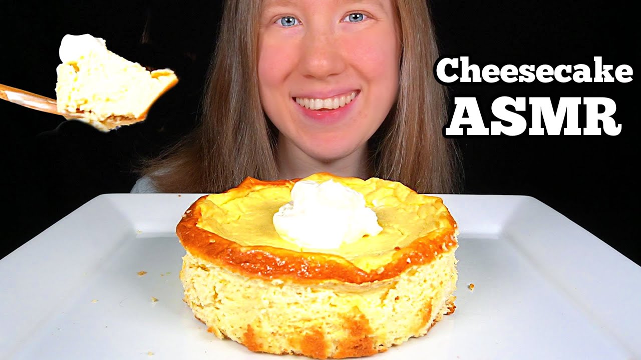 ASMR CHEESECAKE MUKBANG (No Talking) EATING SOUNDS